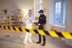 Comment se déroule un nettoyage de scène de crime ou après un suicide ?