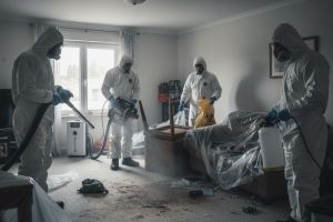 Quelles sont les étapes et techniques utilisées pour un nettoyage après décès ?